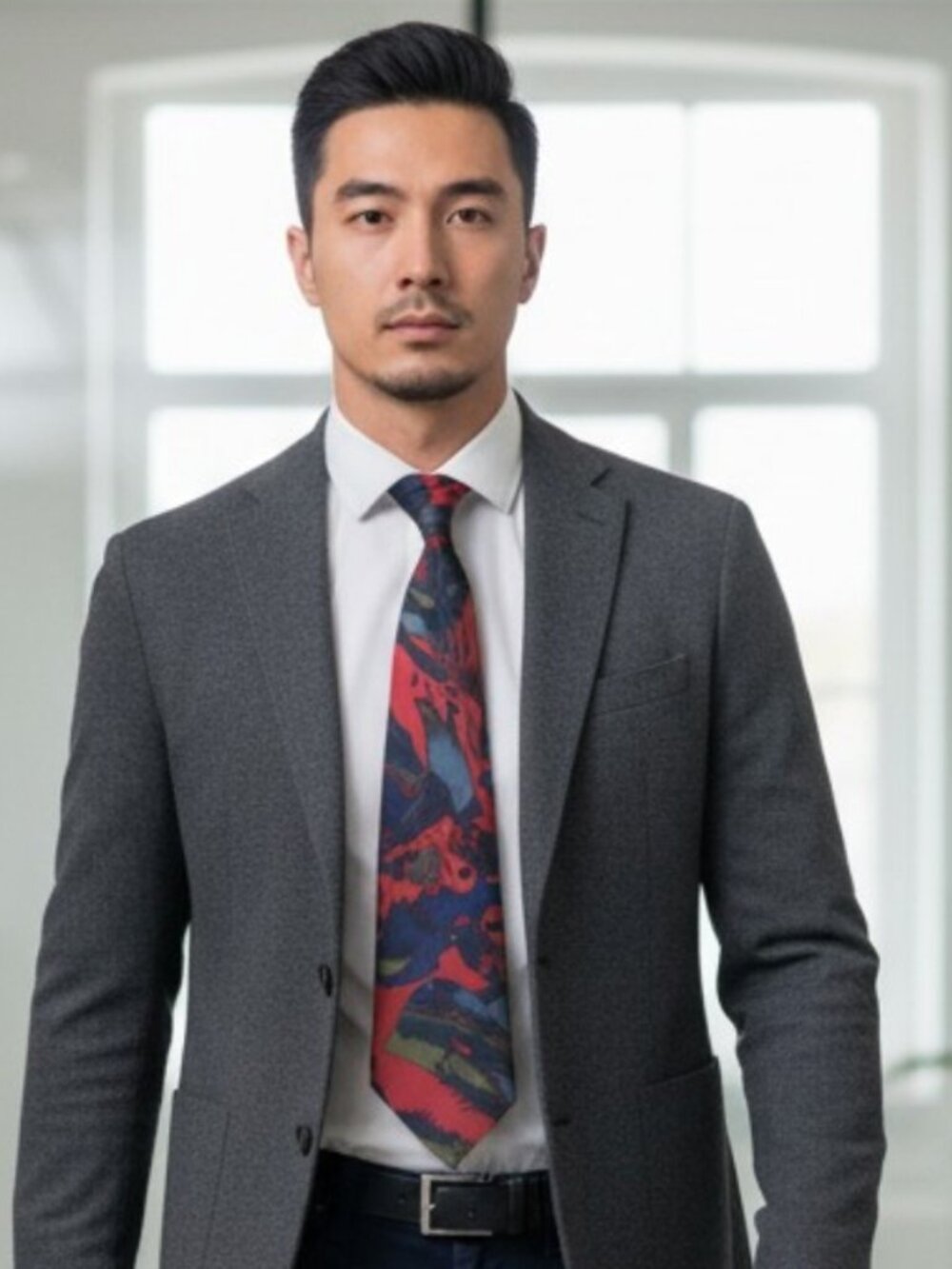 Molecular Expressions Bloody Mary Stonehenge Silk Mens Tie Red Blue Cocktail
